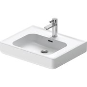 DURAVIT Soleil By Starck Sink 23 5/8  White High Gloss, Number Of Faucet Holes: 1, Overflow - 2376600000